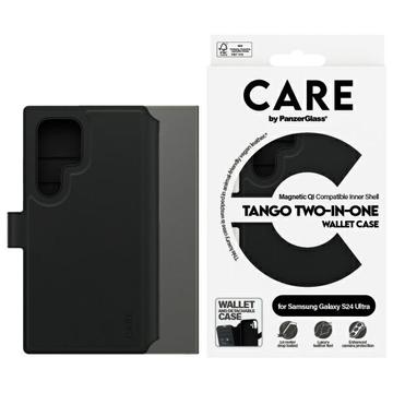 Samsung Galaxy S24 Ultra PanzerGlass Care Tango 2-i-1 lommebokveske - MagSafe-kompatibel - Svart