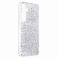 Samsung Galaxy S24+ Glitter Flakes TPU-deksel - Sølv