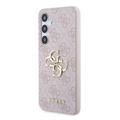 Samsung Galaxy S24+ Guess 4G Big Metal Logo Hybrid-deksel - Rosa