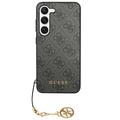 Samsung Galaxy S24+ Guess 4G Charms Collection Hybrid-deksel - Grå