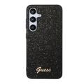 Samsung Galaxy S24+ Guess Glitter Flakes Metal Logo Hybrid-deksel