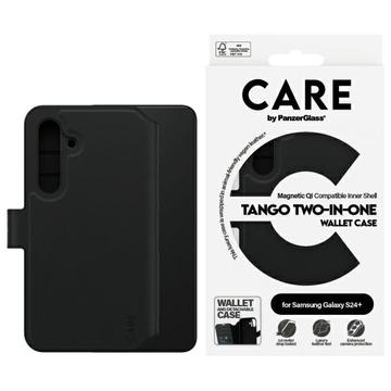 Samsung Galaxy S24+ PanzerGlass Care Tango 2-i-1 lommebokveske - MagSafe-kompatibel - Svart