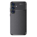 Samsung Galaxy S25 Beetle Karbonfiber TPU-Deksel - Svart