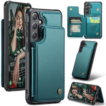 Samsung Galaxy S25 Caseme C22-etui RFID-kortlommebok - grønn