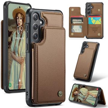 Samsung Galaxy S25+ Caseme C22-etui RFID-kortlommebok - brun