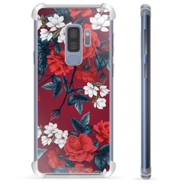 Samsung Galaxy S9+ Hybrid-deksel - Vintage Blomster