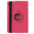 Samsung Galaxy Tab A9+ 360 Roterende Folio-etui - Varm rosa