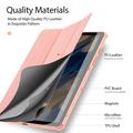 Samsung Galaxy Tab A9+ Dux Ducis Domo Tri-Fold Smart Folio-etui - Rosa