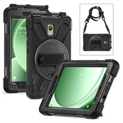 Samsung Galaxy Tab Active 3/Tab Active5 Heavy Duty 360 Deksel med Håndrem - Svart