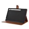 Samsung Galaxy Tab S7+/S8+ Butterfly Series Folio-etui - Brun