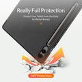 Samsung Galaxy Tab S9 FE+ Dux Ducis Domo Tri-Fold Smart Folio-etui - Svart