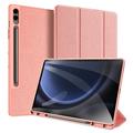 Samsung Galaxy Tab S9 FE+ Dux Ducis Domo Tri-Fold Smart Folio-etui - Rosa