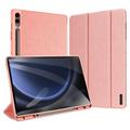 Samsung Galaxy Tab S9 FE+ Dux Ducis Domo Tri-Fold Smart Folio-etui - Rosa