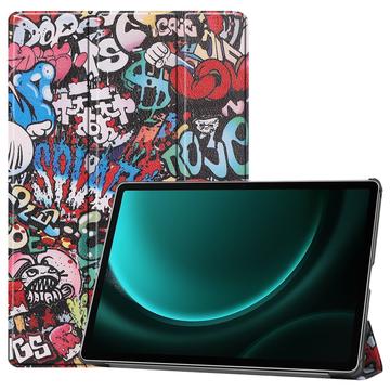 Samsung Galaxy Tab S9 FE+ Tri-Fold Series Smart Folio-etui - Graffiti