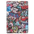 Samsung Galaxy Tab S9 FE+ Tri-Fold Series Smart Folio-etui - Graffiti