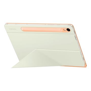 Samsung Galaxy Tab S9/S9 FE Smart Book Cover EF-BX710POEGWW - Hvit / Oransje