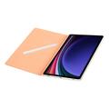 Samsung Galaxy Tab S9/S9 FE Smart Book Cover EF-BX710POEGWW - Hvit / Oransje