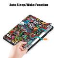 Samsung Galaxy Tab S9 Ultra Tri-Fold Series Smart Folio-etui - Graffiti