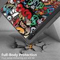 Samsung Galaxy Tab S9 Ultra Tri-Fold Series Smart Folio-etui - Graffiti