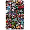 Samsung Galaxy Tab S9 Ultra Tri-Fold Series Smart Folio-etui - Graffiti