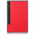 Samsung Galaxy Tab S9+ Tri-Fold Series Smart Folio-etui - Rød