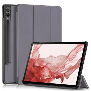 Samsung Galaxy Tab S9+ Tri-Fold Series Smart Folio-etui - Grå