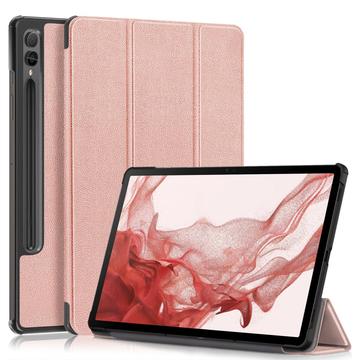 Samsung Galaxy Tab S9+ Tri-Fold Series Smart Folio-etui - Roségull