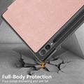 Samsung Galaxy Tab S9+ Tri-Fold Series Smart Folio-etui - Roségull