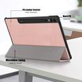 Samsung Galaxy Tab S9+ Tri-Fold Series Smart Folio-etui - Roségull