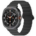 Samsung Galaxy Watch Ultra Magnetisk Silikon Sportsreim - 47mm - Svart