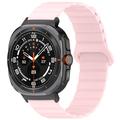 Samsung Galaxy Watch Ultra Magnetisk Silikon Sportsreim - 47mm - Rosa