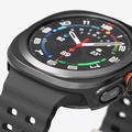 Samsung Galaxy Watch Ultra Ringke Slim & Glass TPU-deksel med skjermbeskytter - 47mm - Titan Svart