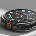 Samsung Galaxy Watch Ultra Ringke Slim & Glass TPU-deksel med skjermbeskytter - 47mm - Titan Svart