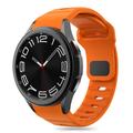 Samsung Galaxy Watch4/5/5 Pro/6/7/FE Tech-Protect IconBand Line Silikonrem - Oransje