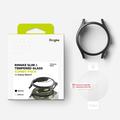 Samsung Galaxy Watch7 Ringke Slim & Glass TPU-deksel med skjermbeskytter - 40mm - Titan Svart