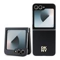 Samsung Galaxy Z Flip6 DKNY Stack Logo Deksel - Svart