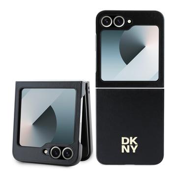 Samsung Galaxy Z Flip6 DKNY Stack Logo Deksel - Svart