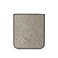 Samsung Galaxy Z Flip6 Guess Glitter Flakes Metal Logo Hybrid-deksel