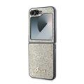 Samsung Galaxy Z Flip6 Guess Glitter Flakes Metal Logo Hybrid-deksel