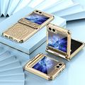 Samsung Galaxy Z Flip6 Mechanical Legend Galvanisert plast-deksel - gull