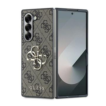 Samsung Galaxy Z Fold6 Guess 4G Big Metal Logo Hybrid-deksel - Brun