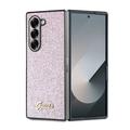 Samsung Galaxy Z Fold6 Guess Glitter Flakes Metal Logo Hybrid-deksel