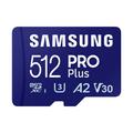 Samsung Pro Plus microSDXC-minnekort med SD-adapter MB-MD512SA/EU - 512 GB