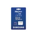 Samsung Pro Plus microSDXC-minnekort med SD-adapter MB-MD512SA/EU - 512 GB