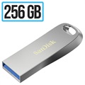 SanDisk Cruzer Ultra Luxe Minnepenn - SDCZ74-256G-G46 - 256GB