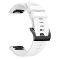 Silikon Strap - Garmin Fenix 6 GPS/6 Pro GPS/5/5 Plus - Hvit