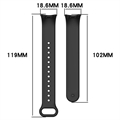 Xiaomi Smart Band 8 Myk Silikon Strap - Svart