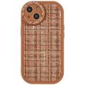 Canvas iPhone 14 Plus TPU-deksel - Brun