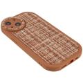 Canvas iPhone 14 Plus TPU-deksel - Brun