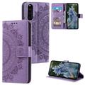 Sony Xperia 10 VI Mandala Series Lommebok-deksel - Lilla